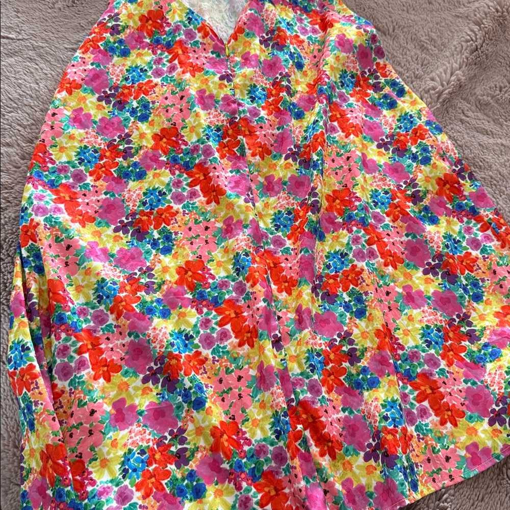 For Love And Lemons Colorful Floral Womens Dress small - Picture 4 of 12